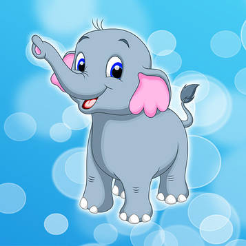 "Слоненя" - Бонбоньєрка 7/7/9 см