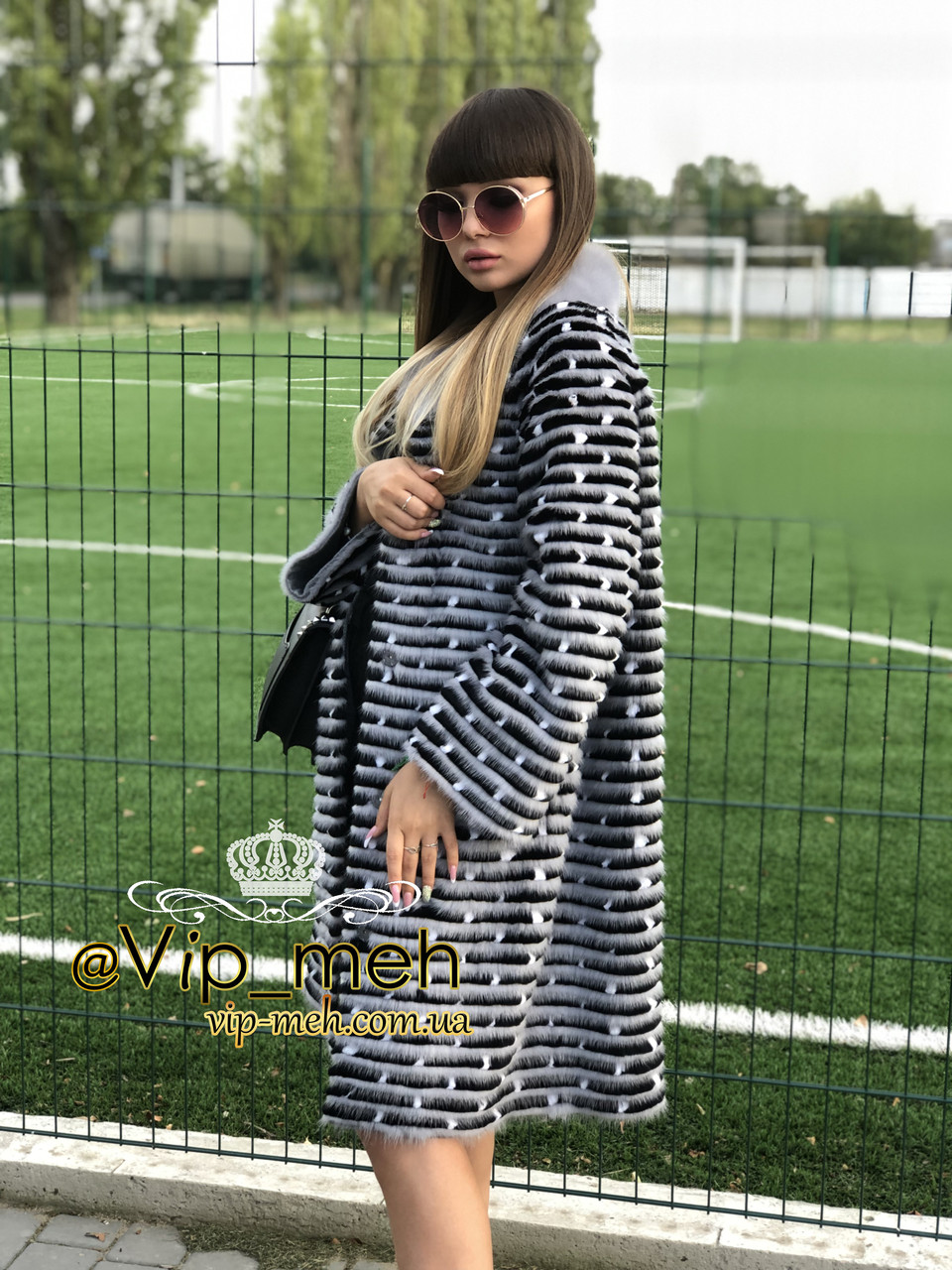 Норковий кардиган із норки