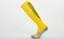 Гетри футбольні чоловічі Zelart JCM655 розмір 40-45 жовтий-сірий