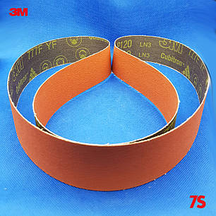 3М™ Cubitron™ 777F - Шліфувальна стрічка для гріндер а 50x1200 мм, P120, фото 1