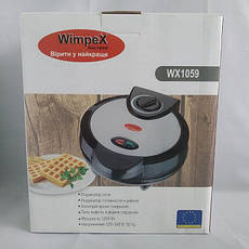 Вафельниця Wimpex WX-1059, 1200 Вт, фото 3
