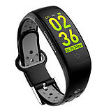 Фітнес браслет Smart Band MX Q6S 3D дисплей Тонометр (Чорно-сірий), фото 3