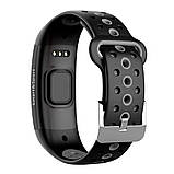 Фітнес браслет Smart Band MX Q6S 3D дисплей Тонометр (Чорно-сірий), фото 5