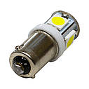 Комплект світлодіодних ламп NAPO LED BA9S-5050-5smd T4W Ba9s колір світіння білий 10 шт, фото 4