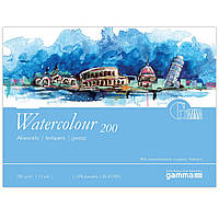 W2002432К15 Склейка для акварелі Gamma Watercolour 24х32 см 15 аркушів 200 г/м2, проклейка