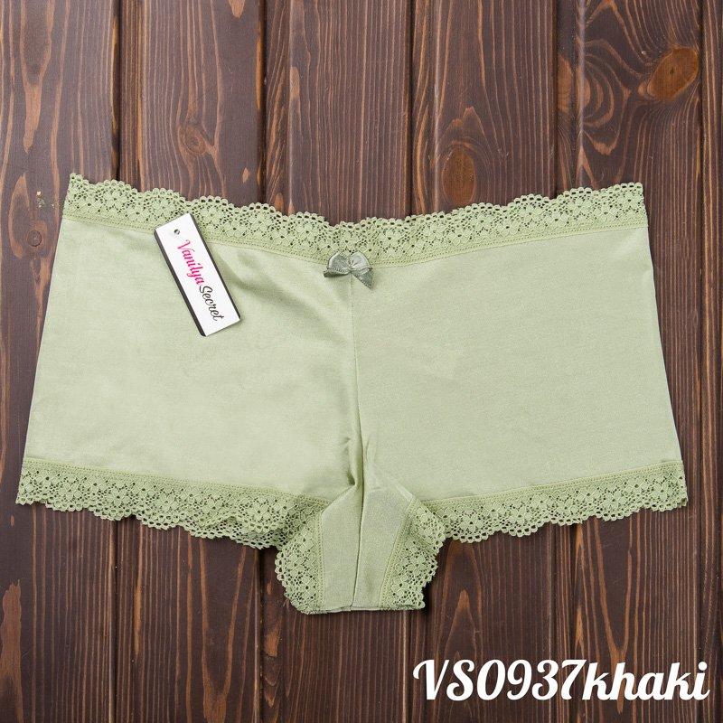 Труси шорти жіночі оптом мереживні Vanilya Secret (Туреччина) VS0937khaki