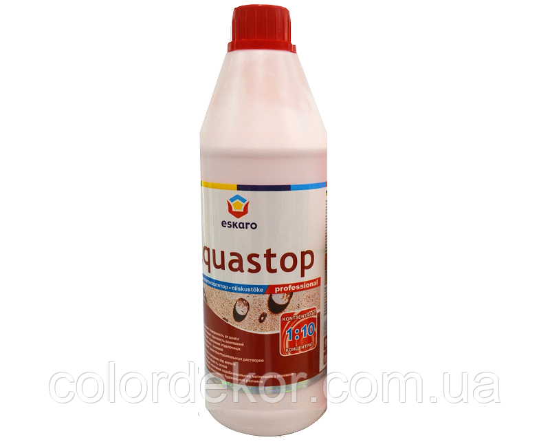 Грунтовка многофункциональная ESKARO AQUASTOP PROFESSIONAL влагоизоляционная 1 л - фото 1 - id-p1032829528