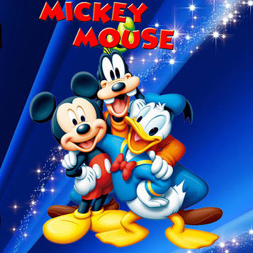 "Міккі Маус" - Трубочки "Стилізовані"