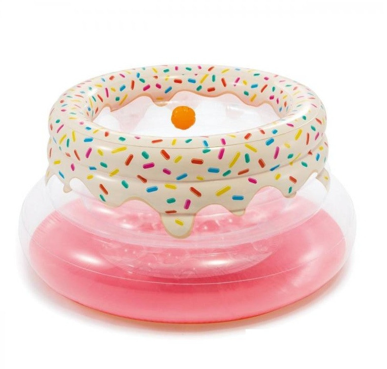 Дитячий надувний ігровий батут манеж Intex 48476 «Пончик», фото 1