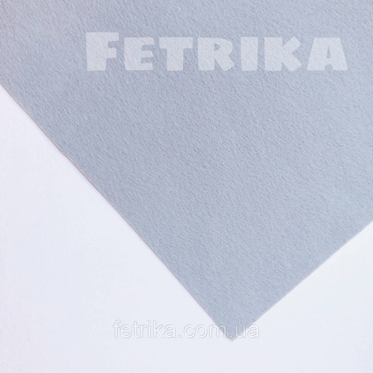 Фетр корейський м'який 1,2 мм, 20*30 см, СІРИЙ, № А-24, фото 1