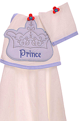 Детское полотенце-уголок с рукавичкой "Prince Принц" для мальчиков (ТУРЦИЯ)