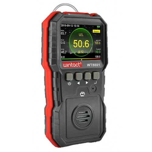 Вимірювач концентрації горючих газів Benetech Wintact WT8801 (від 0 % до 100 % LEL) Пам'ять 120 тис вимірювань