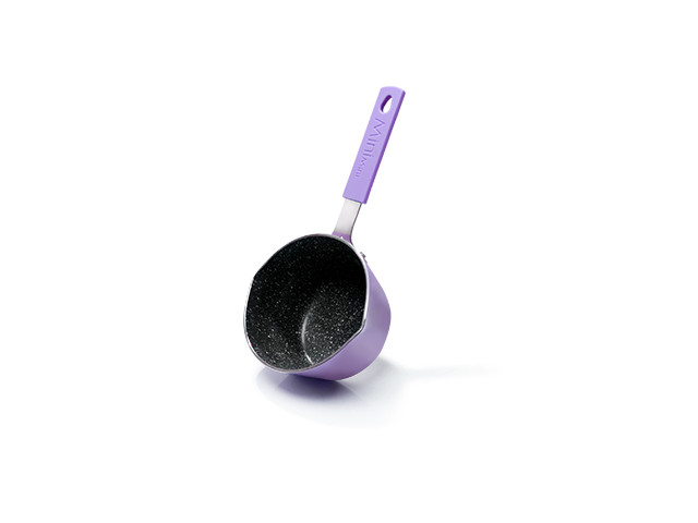 Ківш "Mini Chef" 12х7см/0.7 л з антип. кам'яним покриттям алюмінієвий без кришки Fissman, фото 1