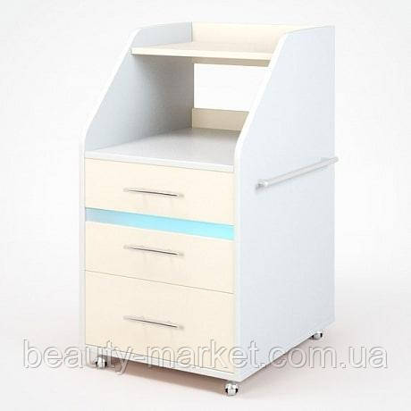 Косметологічна візок Atika з бактерицидною лампою, фото 1