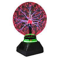 Плазмінний Шар Блискавка Plasma Ball 5 дюйма Настільна лампа