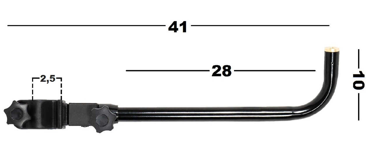 Кутовий тримач Ranger 28 см (Арт, RA 8837)