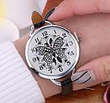 Наручний годинник із метеликом Fly black, фото 3