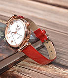 Зовнішній годинник жіночий Polaris red, фото 3