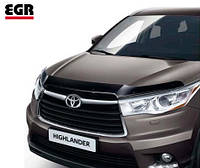 Дефлектор капота (мухобойка) для Toyota Highlander '2014-2019 039371 (EGR)