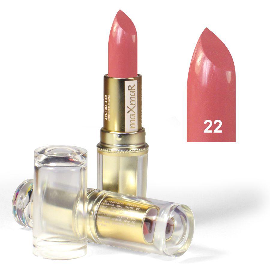 Зволожуюча помада для губ maXmaR № 22 ML-440