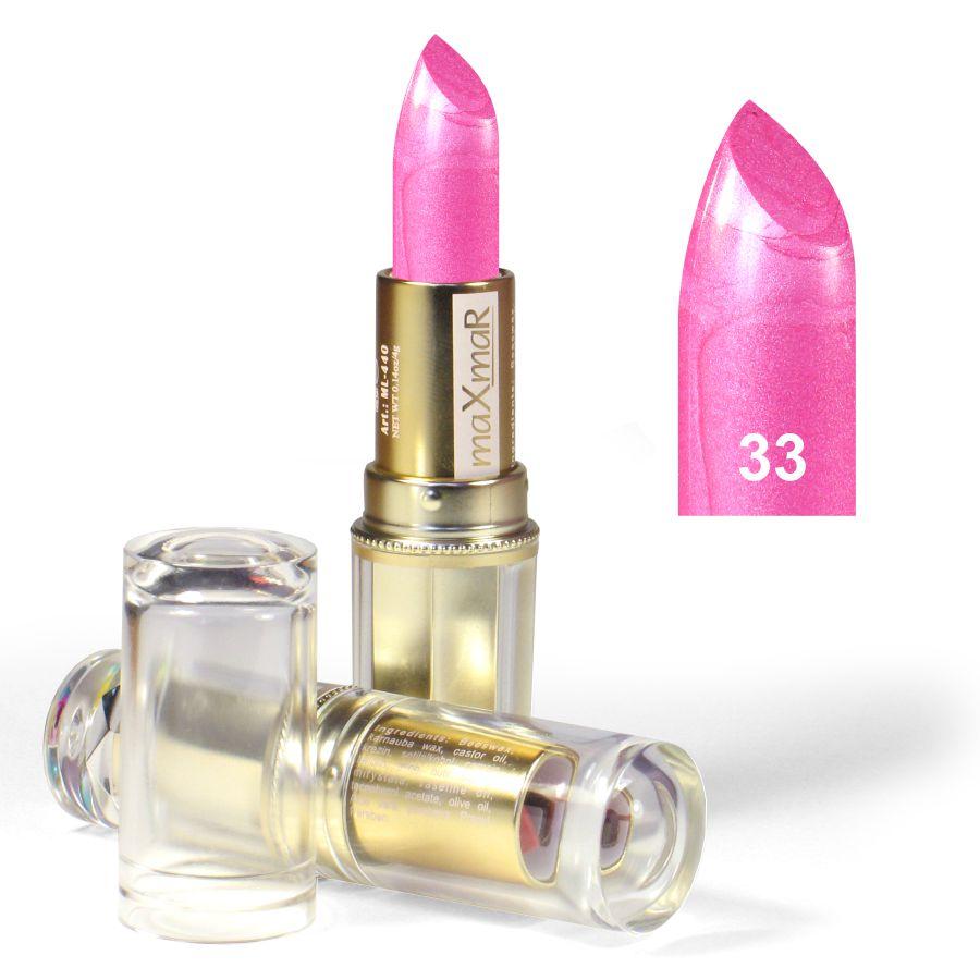Зволожуюча помада для губ maXmaR № 33 ML-440