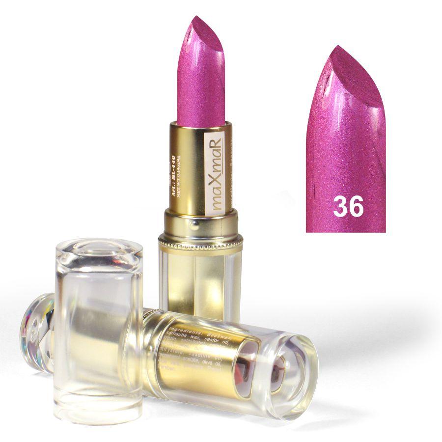 Зволожуюча помада для губ maXmaR № 36 ML-440