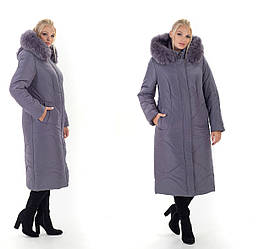 Пальто зимове жіноче великі розміри