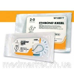 Шовний матеріал Етибонд Ексель (Ethibond Excel) 2/0 W10B77