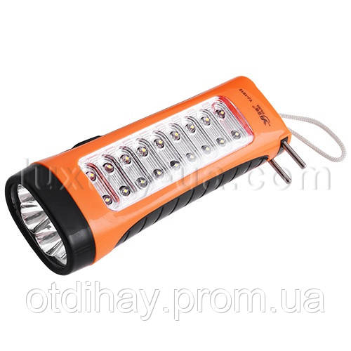 Акумуляторний ліхтар лампа 1012, 5+18LED