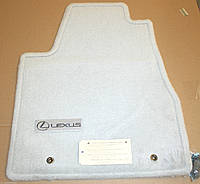 Килимки килими в салон автомобіля Lexus RX 2003-09 велюрові передні задні сірі нові оригінал