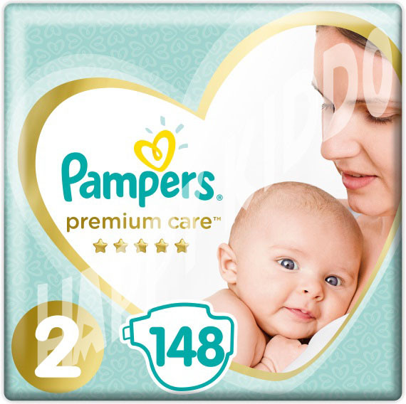 Подгузники Pampers Premium Care New Baby 2 (4-8 кг), 148 шт. - фото 1 - id-p1033355112