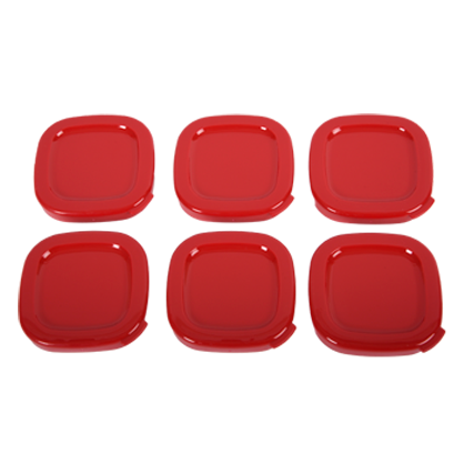 Набір кришок (6 шт.) для баночок йогуртниці Tefal SS-1530000653, фото 1