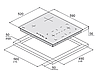 Варильна панель Fabiano FHBI 9144 VTC індукційна з збільшеною зоною нагріву, фото 7