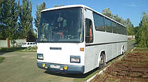 Производство и замена лобового стекла триплекс на автобусе Mercedes O303  в Никополе (Украина). 12