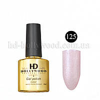 Гель лак 125 Перламутровый Жемчужина Плотный HD Hollywood 8 ml