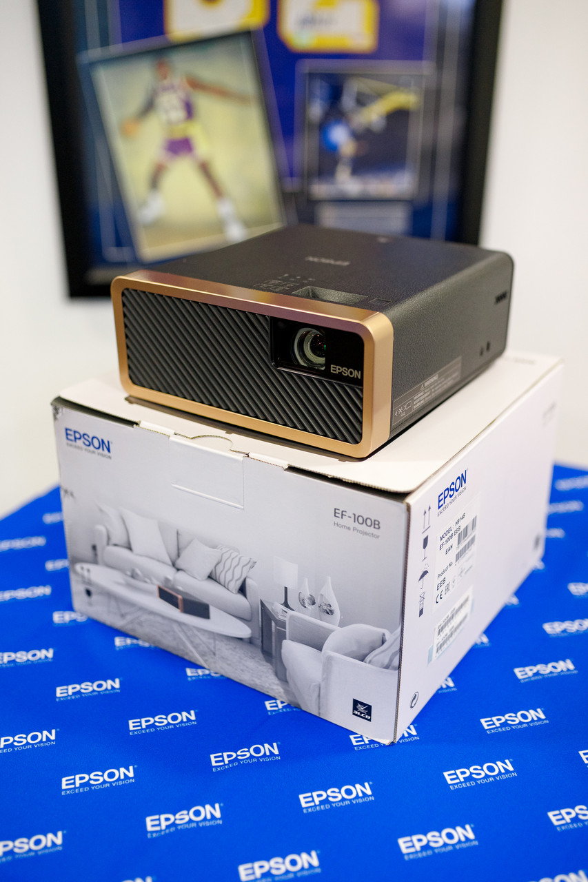 Epson EF-100B Android TV Edition мобільний лазерний проектор для домашнього кіно, фото 1