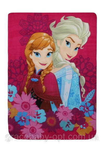 Плед для дівчат оптом, Disney, 100*140 см, № FR-H-BLANKET-71