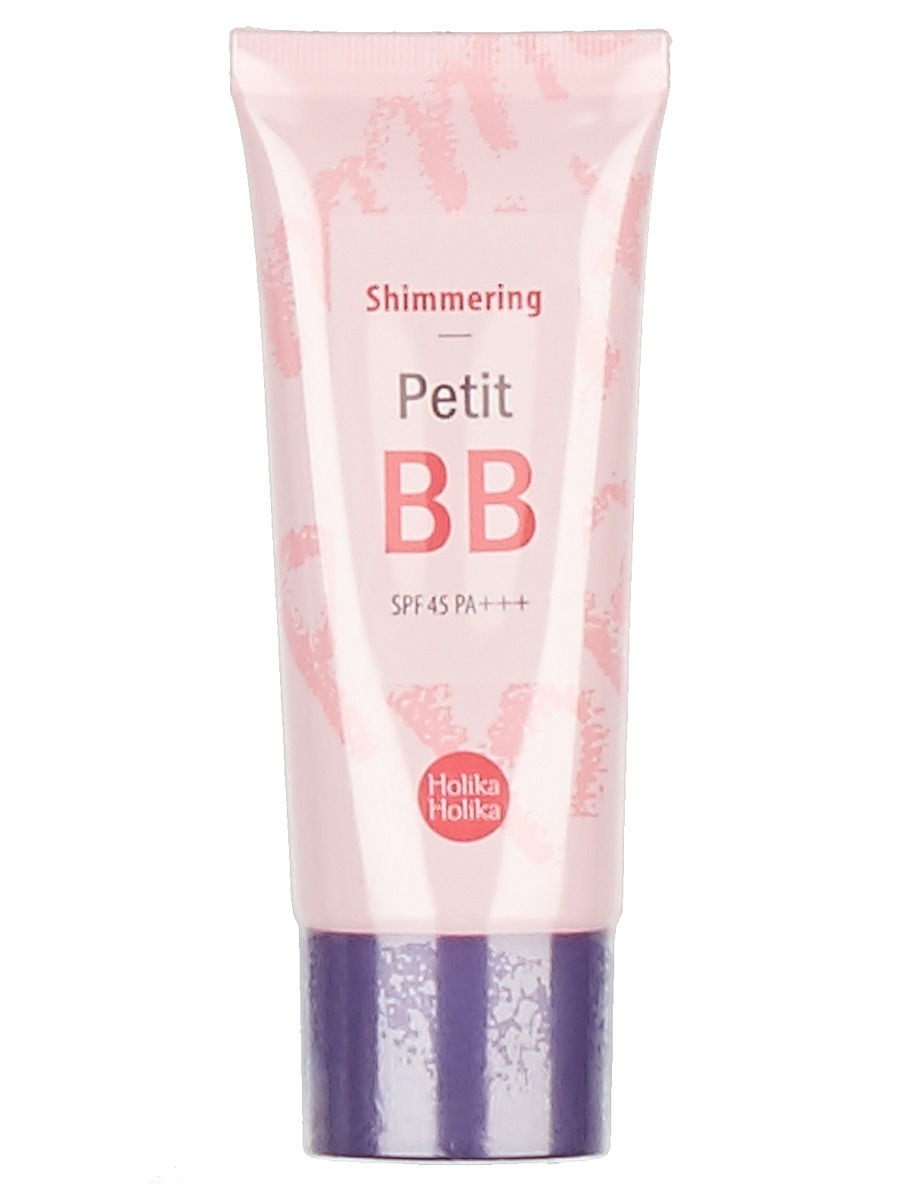 ББ крем з перловою пудрою Holika Holika Petit BB Shimmering SPF 45 PA ++ 30 мл (8806334355586), фото 1