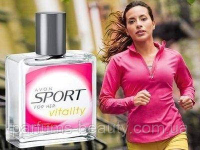 Туалетна вода жіноча Sport for Her Vitality, Avon, Спорт Віталіті Ейвон, 79212, 50 мл