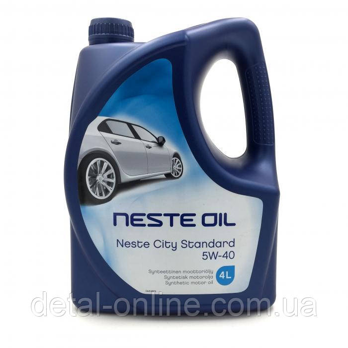 Моторна синтетична олива Neste City Standart 5W-40/4 4л