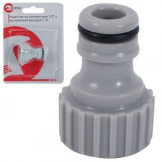 Адаптер для конектора 1/2" з внутрішньою різзю 1/2" INTERTOOL GE-1007, фото 1
