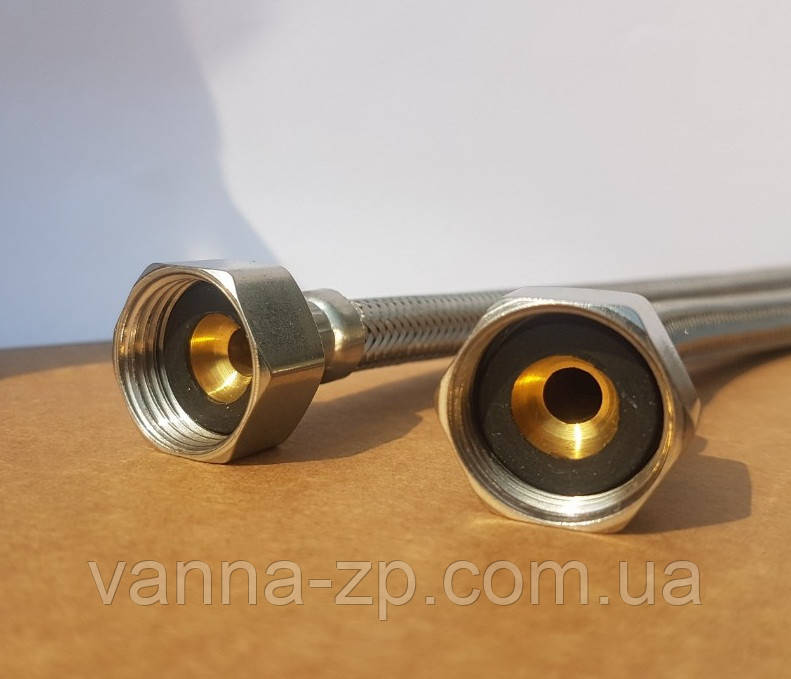 Акція! Комплект (2 шт) шлангів-підводки до змішувача М10х1/2" 35-40см