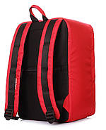 Рюкзак для ручної поклажі PoolParty HUB (червоний) - Ryanair / Wizz Air / МАУ, фото 3