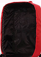 Рюкзак для ручної поклажі PoolParty HUB (червоний) - Ryanair / Wizz Air / МАУ, фото 4