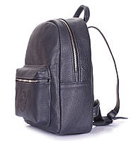 Женский кожаный рюкзак Poolparty XS (синий)