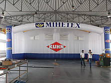 Надувне приміщення 12х6 метрів з логотипом для заходів і виставок, фото 3