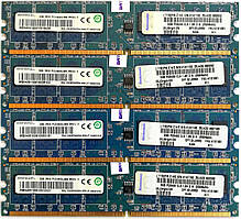 Комплект оперативной памяти Ramaxel DDR2 8Gb (4*2Gb) 800MHz PC2 6400U CL6 (RML1320EF48D8W-800-LF) Б/У