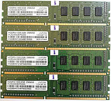 Комплект оперативной памяти Unifosa DDR3 8Gb (4*2Gb) 1333MHz PC3 10600U CL9 (HU524303EP0200) Б/У