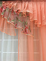 Шторний набір "Анжелика" (штори+ламбрікен + тюль + підхоплення), фото 2