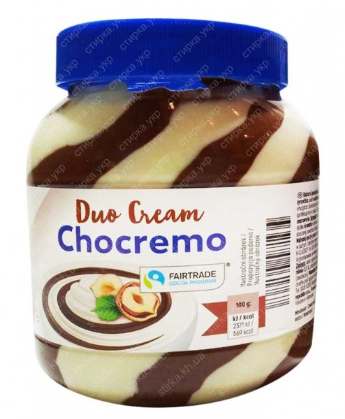 Шоколадний крем (паста) Chocremo c горіхом Німеччина 750г